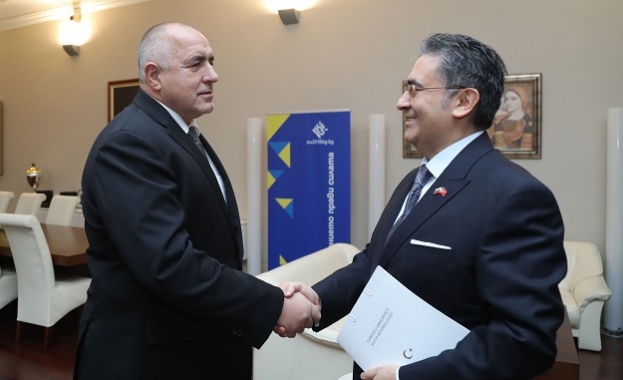 Премиерът Бойко Борисов се срещна с турския посланик Хасан Улусой