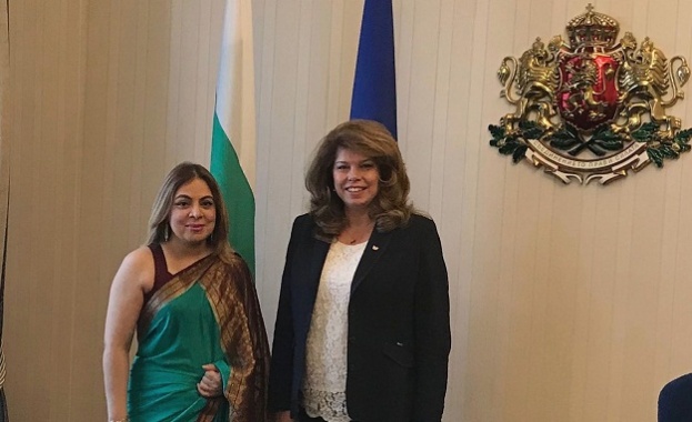 Сътрудничеството между България и Индия обсъдиха вицепрезидентът Илияна Йотова и Н. Пр. Пуджа Капур
