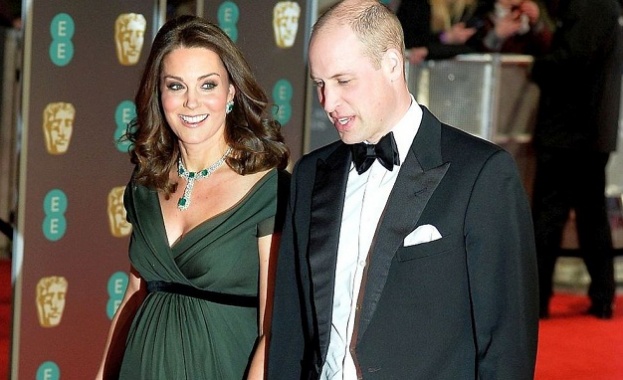Херцогиня Кейт не сложи черна рокля за наградите БАФТА
