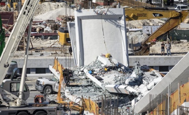 Няма пострадали българи след падането на мост в Маями