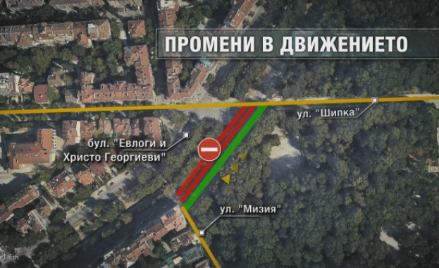 Промени в движението в центъра на София заради строителството на метрото