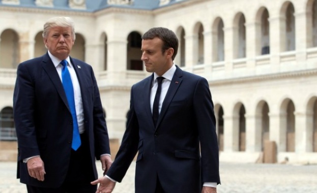 Макрон се среща с Тръмп във Вашингтон