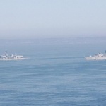 Руски боен кораб и американски самолетоносач в игра на "котка и мишка" в Средиземно море