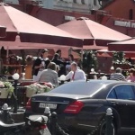 Семейство Радеви се насладиха на чаша кафе в центъра на Москва