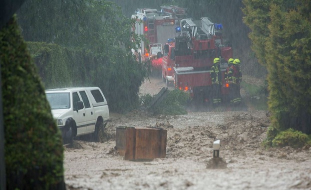 Бури и наводнения в Германия 