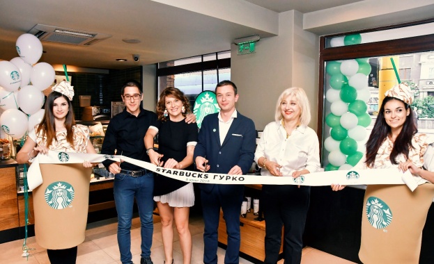 Starbucks отбелязва 10 години в България с реновация на първото кафене на ул. Гурко 
