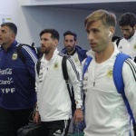 Аржентинският отбор пристигна за световното в  Русия