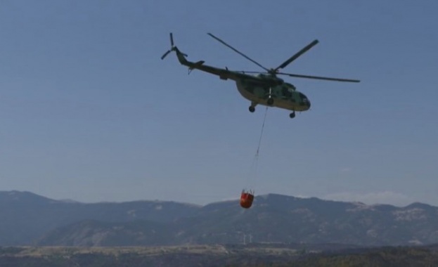 Военен хеликоптер падна на Летище Пловдив