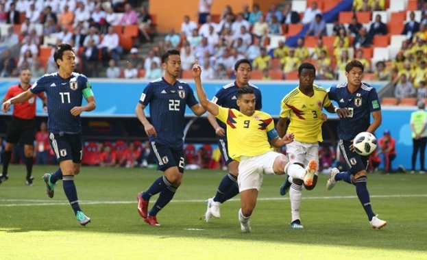 Колумбия загуби от Япония с 1:2