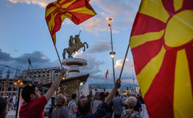 Масови протести в Скопие заради името "Северна Македония"