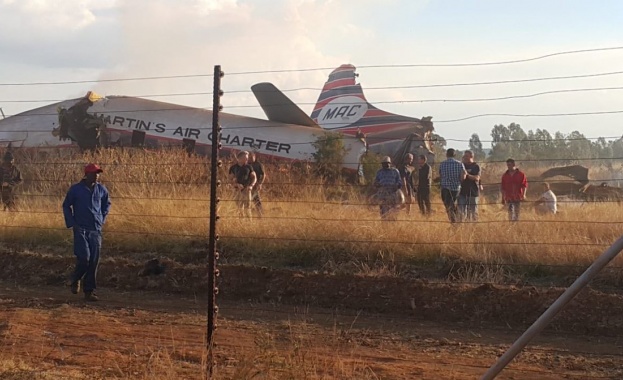 20 ранени при самолетната катастрофа в Претория