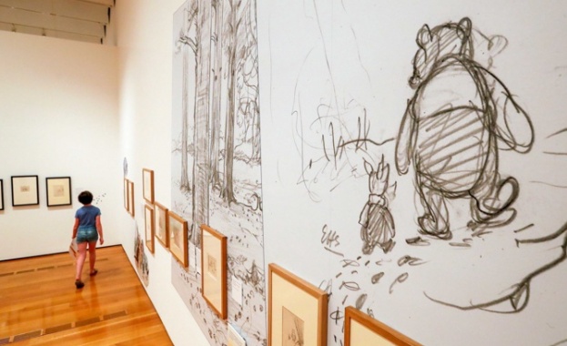 Илюстрация към Мечо Пух беше продадена за рекордните 570 хил. долара 