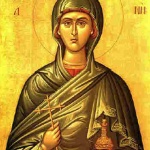 Света мироносица и равноапостолна Мария Магдалина.