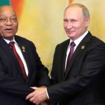 Владимир Путин пристигна в ЮАР за среща на лидерите на страните от БРИКС