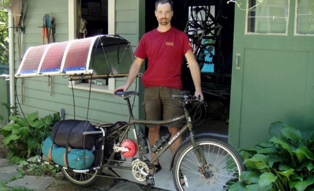 Белгиец измина 12 000 км със соларен велосипед