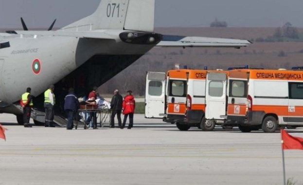 Самолет „Спартан“ на ВВС участва в донорска ситуация
