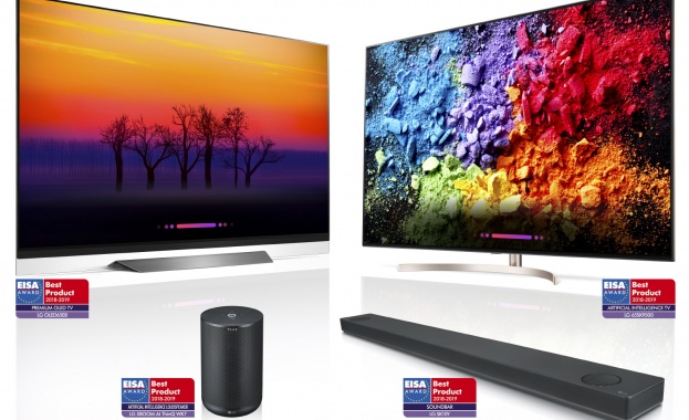 ThinQ продуктите на LG с изкуствен интелект спечелиха най-престижните награди EISA