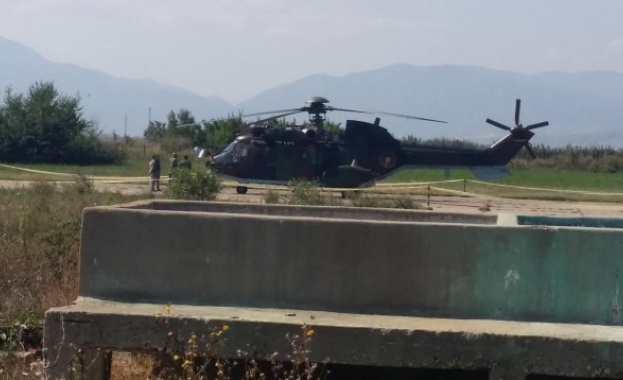 Вертолет Кугър излетя в 7 30 ч днес 9 август от