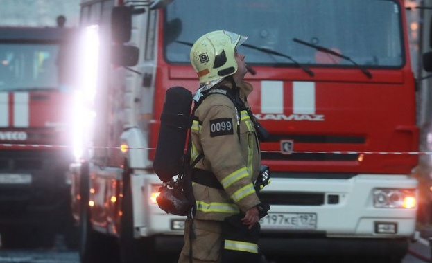 Пожар горя в сградата на Централната банка на Русия 