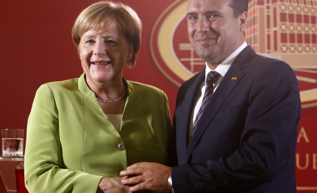 Заев: Посещението на Меркел гарантира присъединяването на Македония към ЕС и НАТО