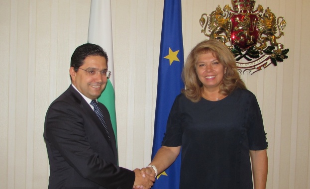 За засилване на двустранните отношения между България и Мароко се обявиха Илияна Йотова и Насер Бурита