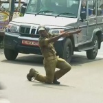 Регулировчик избра да се бори срещу катастрофите с танци