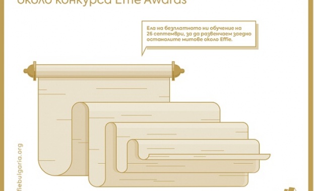 Онлайн изследване опровергава митовете около конкурса Effie® Awards
