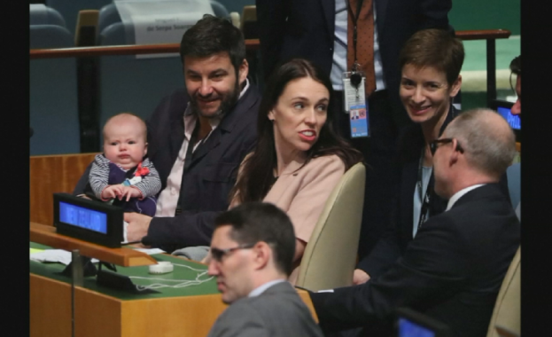 Сензацията на срещата на ООН: Премиерът на Нова Зеландия и бебето й
