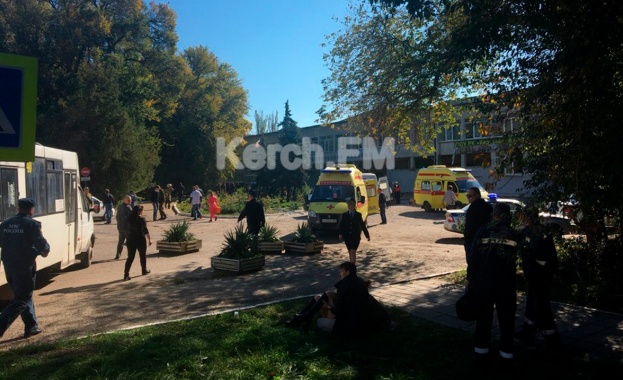 18 души загинаха при експлозия в град Керч (видео)