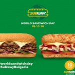 SUBWAY® празнува Деня на сандвича и 10 години в България със специална оферта за всички клиенти