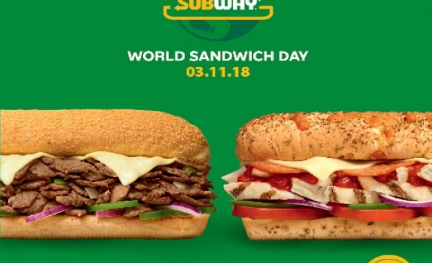 SUBWAY® празнува Деня на сандвича и 10 години в България със специална оферта за всички клиенти