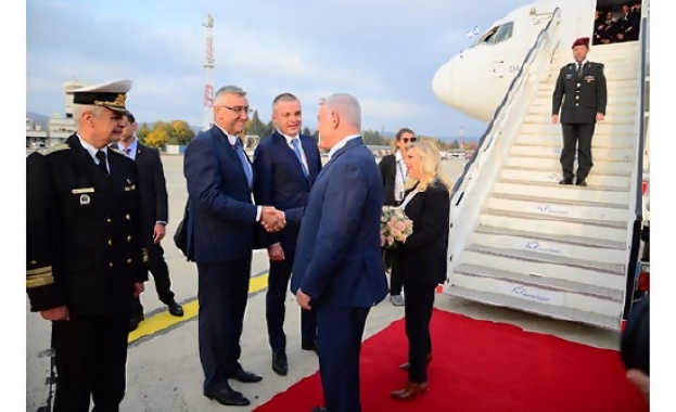 Премиерът на Израел Бенямин Нетаняху пристигна във Варна