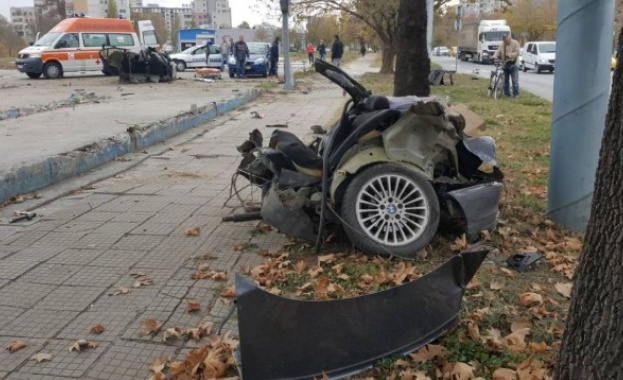 Тежка катастрофа в Пловдив се размина без жертви