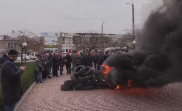 Протести избухнаха в различни градове в Украйна заради липса на парно