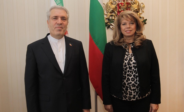 Неизползвания потенциал за сътрудничество обсъдиха Илияна Йотова и иранският вицепрезидент Али Асгар Мунесан
