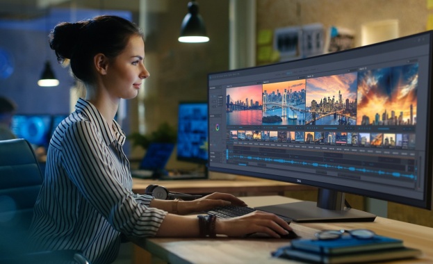 Dell разширява серията UltraSharp монитори с иновации в полза на бизнеса