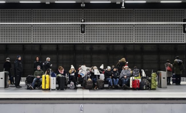 Стачка блокира движението на влаковете в Германия 