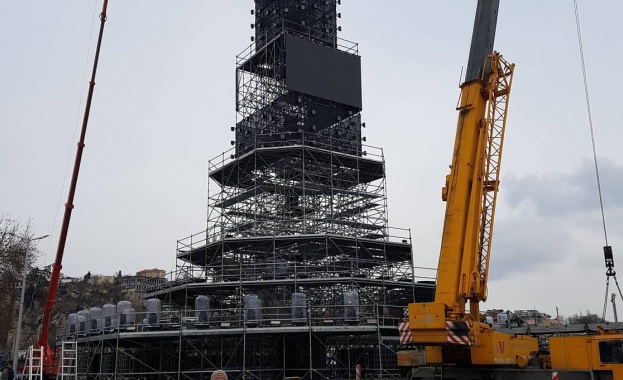 "Вавилонската" кула за откриването на Пловдив 2019 е готова