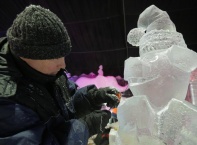 Фестивал на ледените скулптури ICE FANTASY-2019 в Санкт Петербург