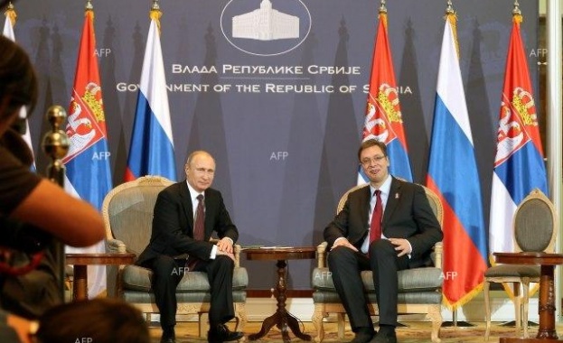 Владимир Путин пристигна в Белград  (видео)