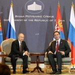 Владимир Путин пристигна в Белград  (видео)