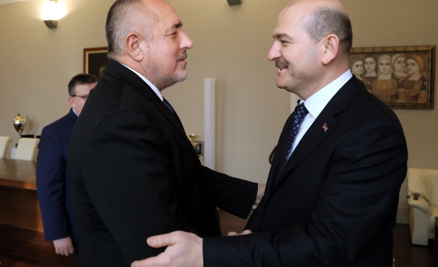 Премиерът Борисов се срещна с министъра на вътрешните работи на Турция Сюлейман Сойлу