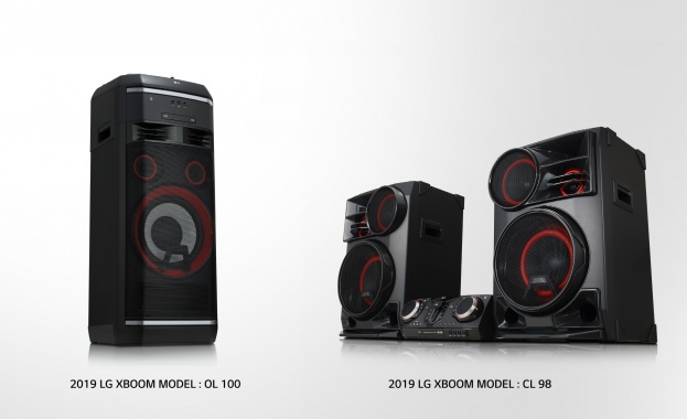 LG с нови модели на аудио линия XBOOM на изложението CES 2019 в Лас Вегас