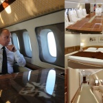 Ученик засне видеоклип от вътрешността на самолета на Путин