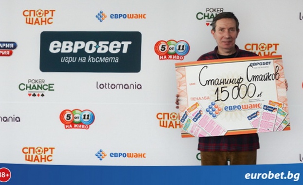 Страхотен късмет! 15 000 лева печалба от „Еврошанс“ в София