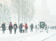 Най-обилният снеговалеж в Москва от 50 години насам
