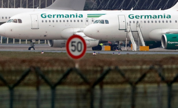 Авиокомпания Germania фалира и отмени всичките си полети