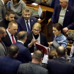  Щурмуваха полицейски участък в Киев след митинг на Тимошенко 