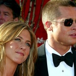 Брад Пит се появи на партито за 50-ия юбилей на Дженифър Анистън 