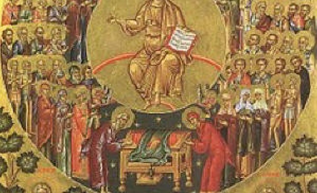 Снимка: Св. Мелетий, архиеп. Антиохийски. Св. Антоний, патр. Константинополски
